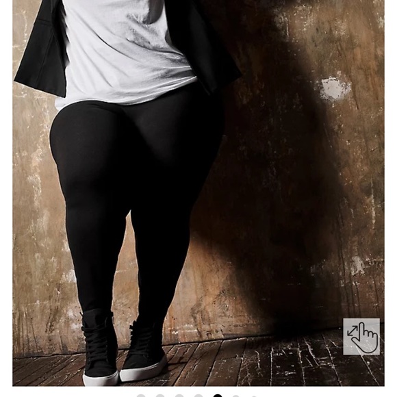 Torrid Black Ponte Pixie Pant 1 - Picture 7 of 11